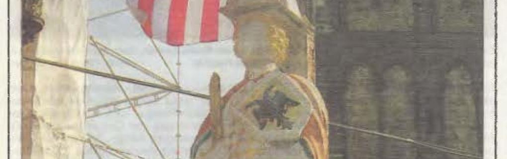 Bronzeskulptur Roland