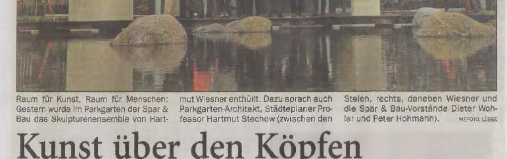 Bronzeskulptur Hartmut-Wiesner