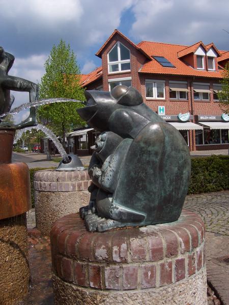 Bronzebrunnen, Robert Enders , Sulingen 